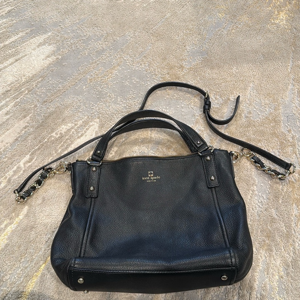 Kate Spade New York Pine Street Small Kori Black Leather Shoulder Bag ($459)‎